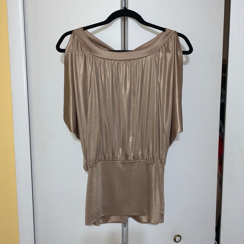 Champagne dressy top